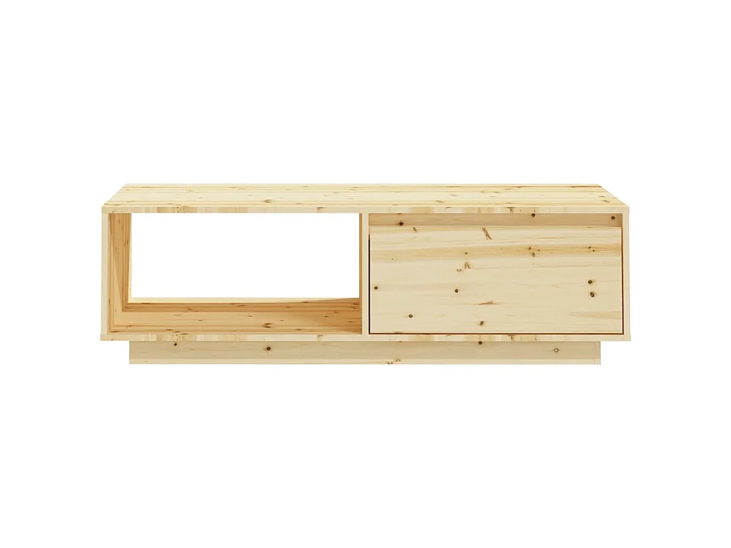 Salontafel 110x50x33,5 cm massief vurenhout