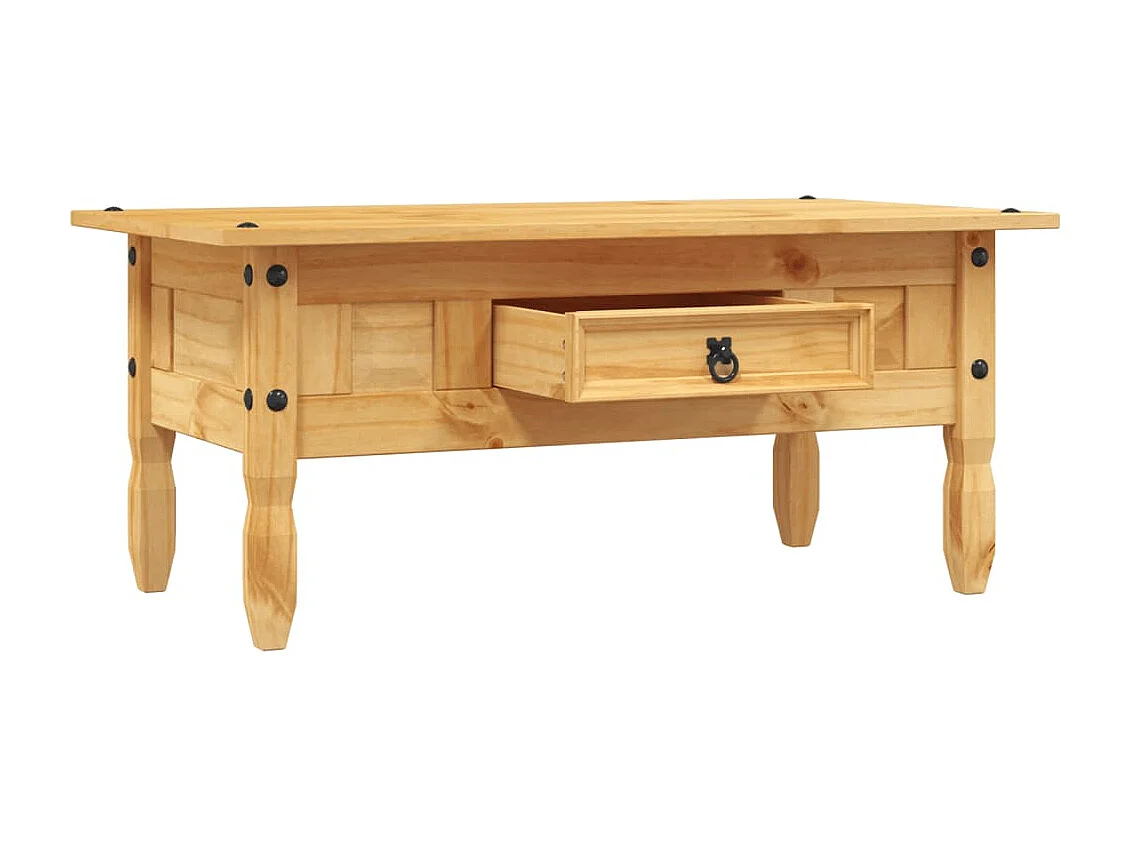 Couchtisch Mexiko-Stil Kiefernholz 100x55x44 cm
