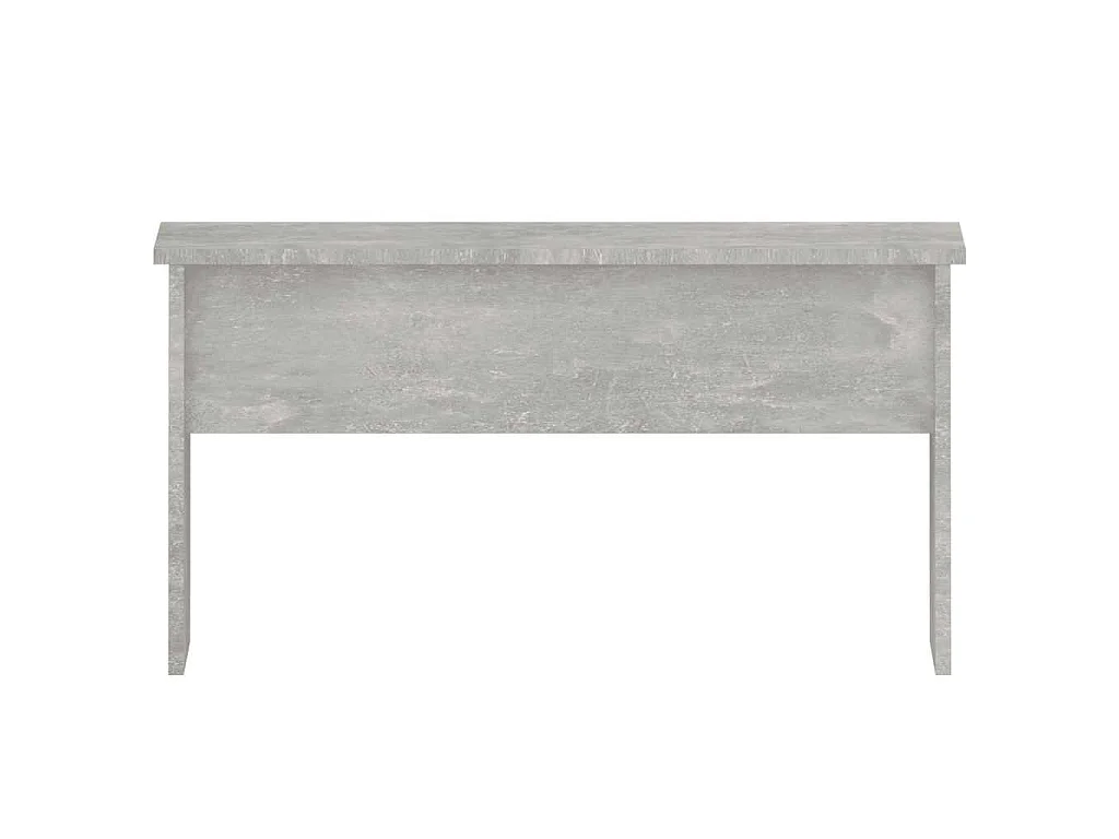 Table basse gris béton 80x50,5x41,5 cm bois d'ingénierie