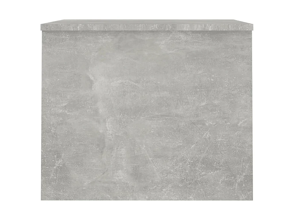 Table basse gris béton 80x50,5x41,5 cm bois d'ingénierie