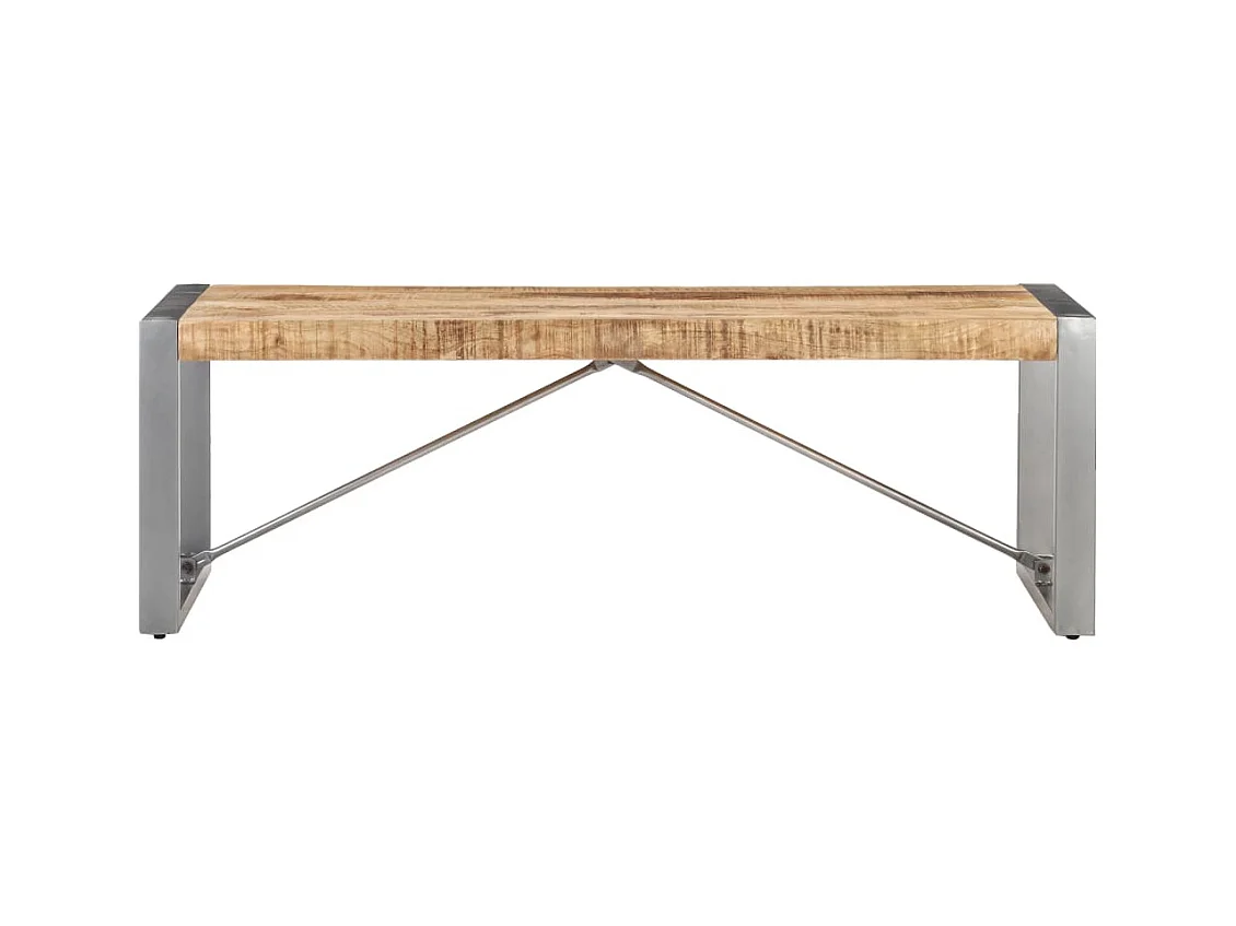 Couchtisch 120x60x40 cm Raues Mangoholz