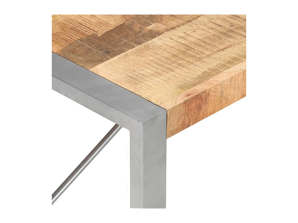 Couchtisch 120x60x40 cm Raues Mangoholz