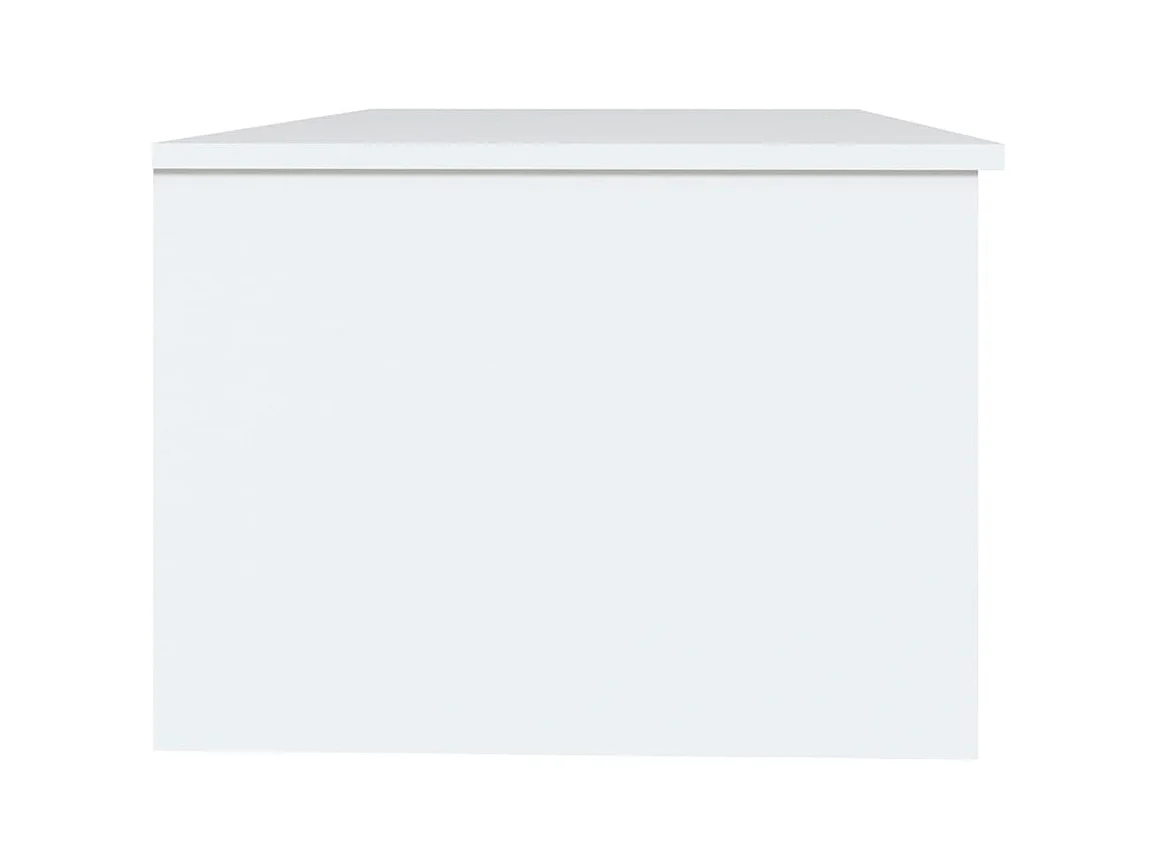 Couchtisch Weiß 102x50x36 cm Holzwerkstoff