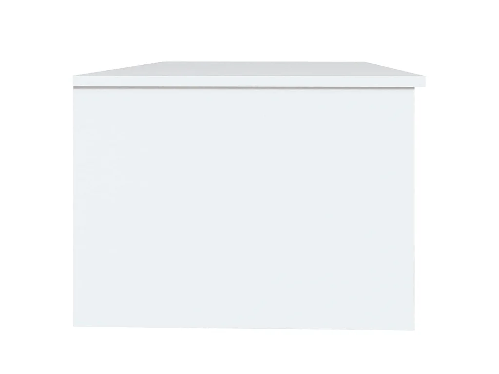 Salontafel 102x50x36 cm bewerkt hout wit