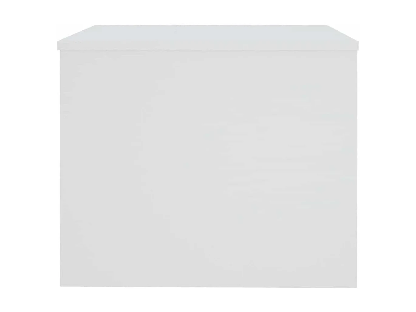 Salontafel 80x50x40 cm bewerkt hout wit