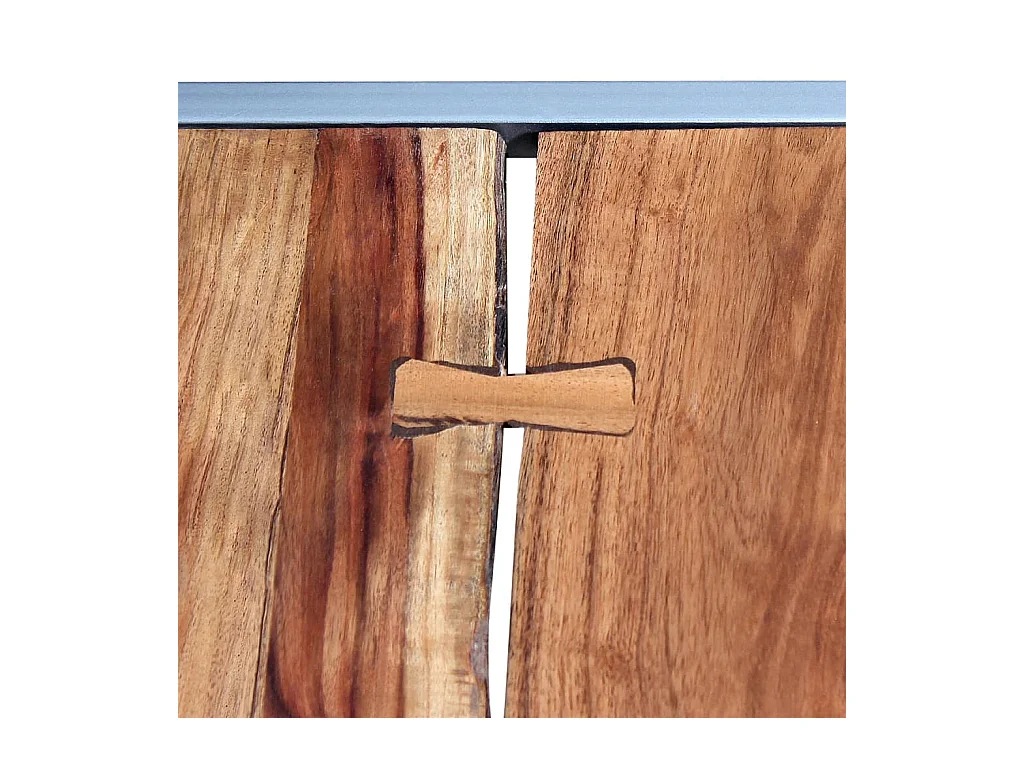 2-delige Salontafelset massief acaciahout