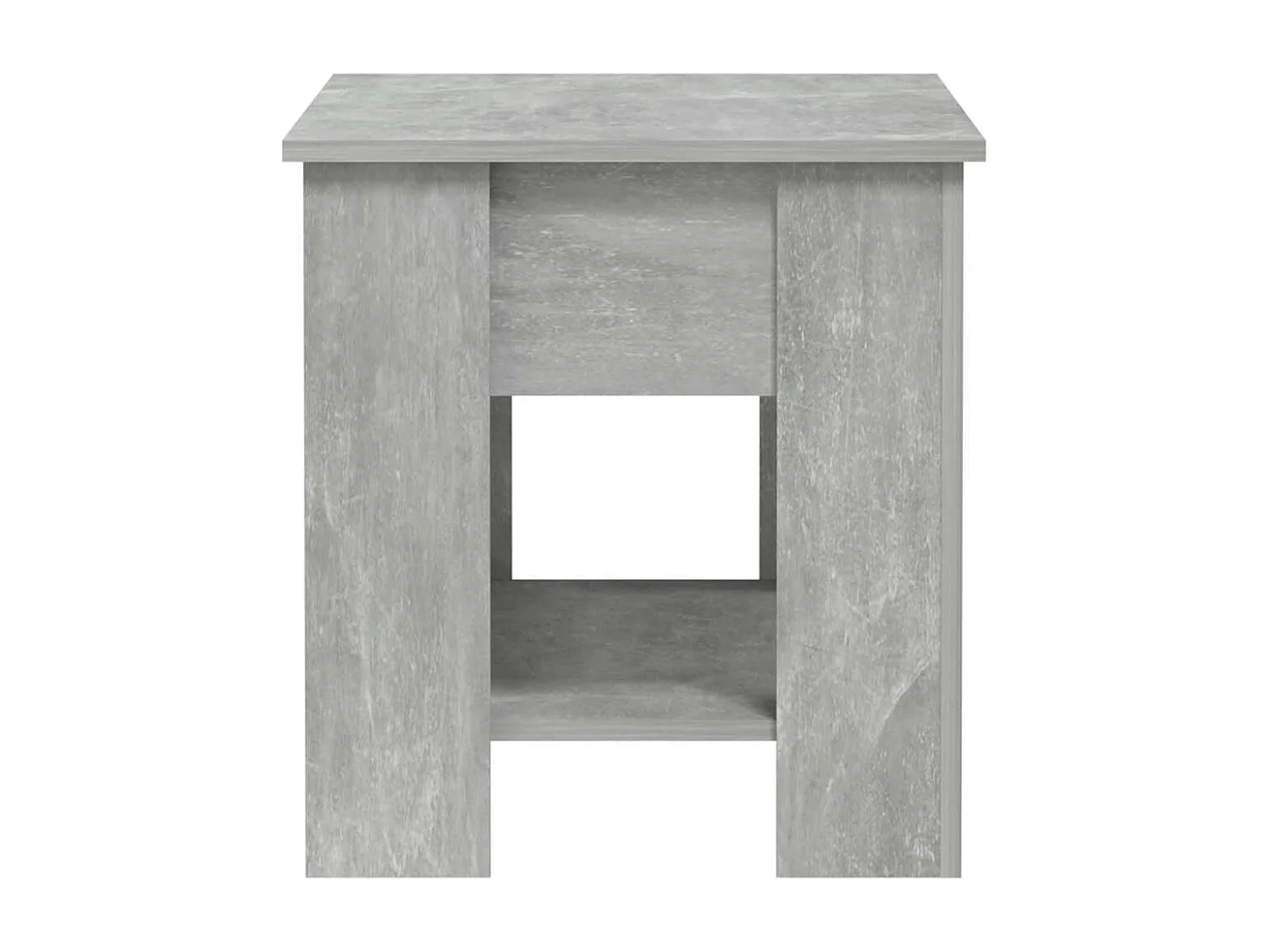 Table basse gris béton 101x49x52 cm bois d'ingénierie