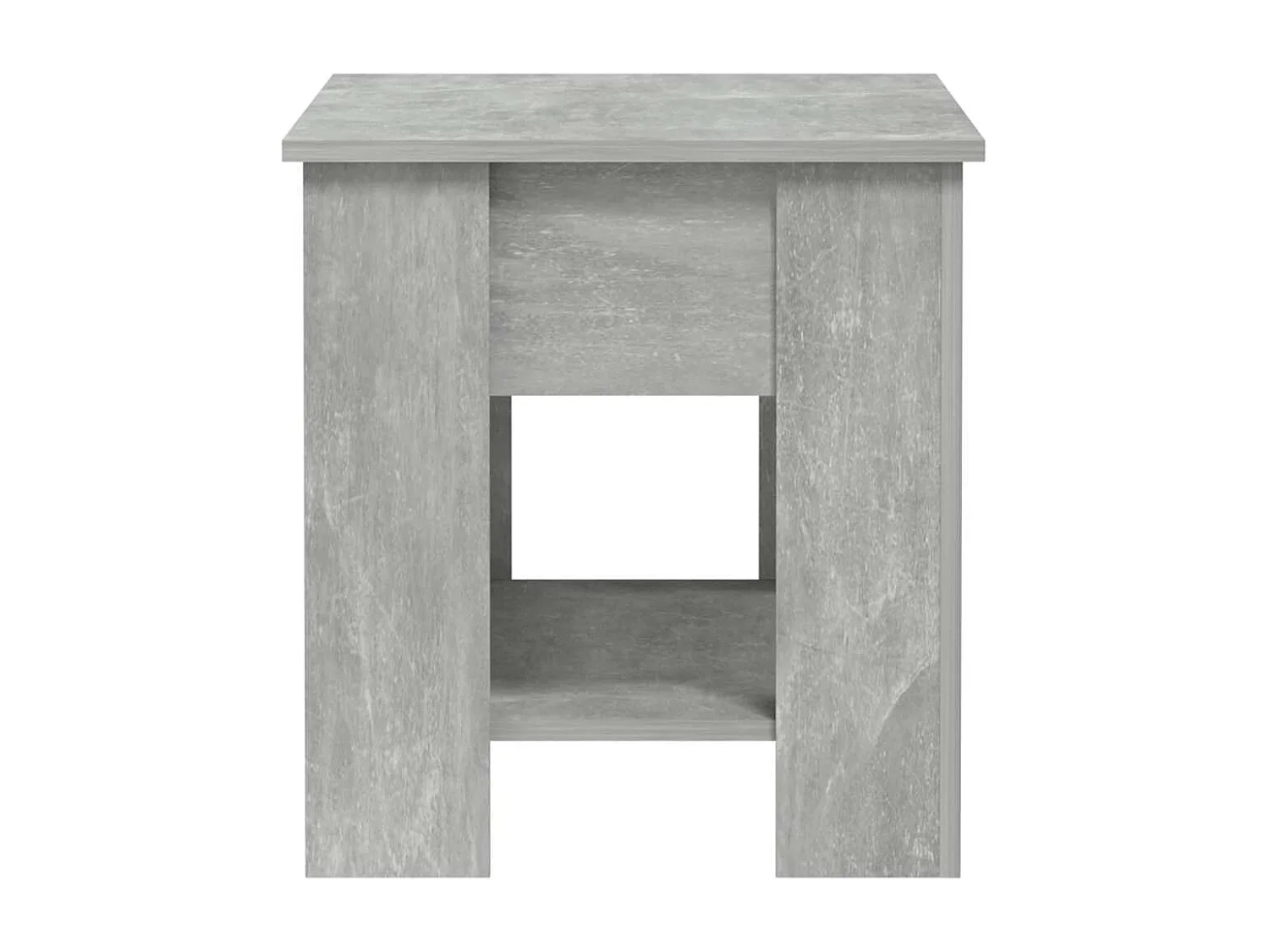Tavolino Salotto Grigio Cemento 101x49x52 cm Legno Multistrato