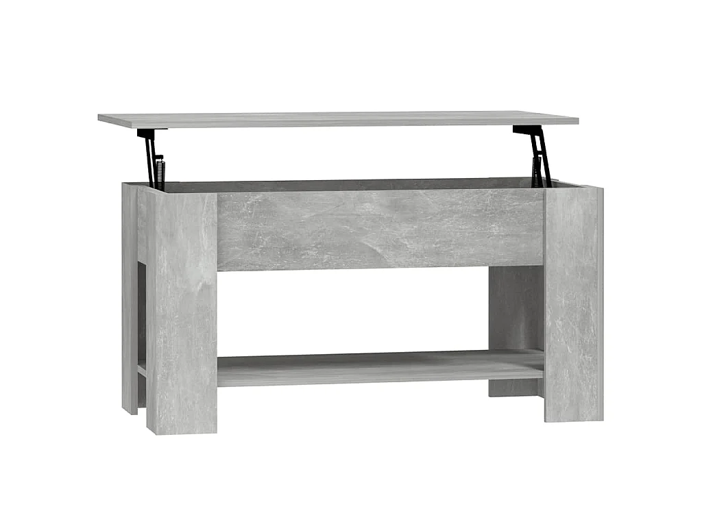 Couchtisch Betongrau 101x49x52 cm Holzwerkstoff
