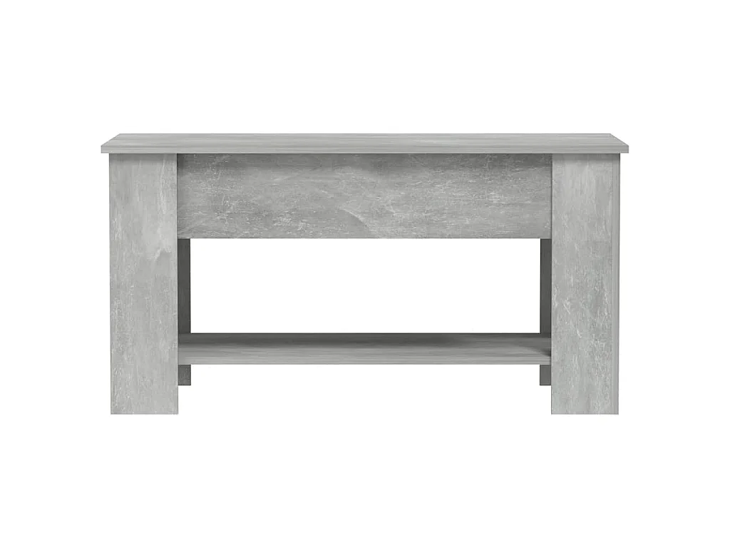 Couchtisch Betongrau 101x49x52 cm Holzwerkstoff