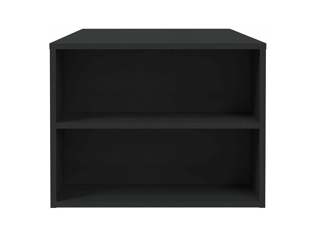 Salontafel 102x50x45 cm bewerkt hout zwart