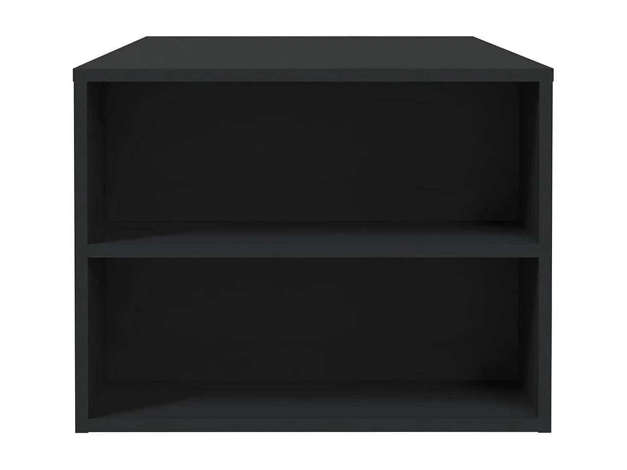 Table basse noir 102x55x42 cm bois d'ingénierie