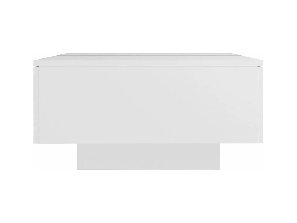Couchtisch Weiß 90x60x31 cm Holzwerkstoff