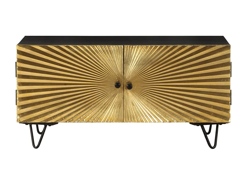 Couchtisch 90x50x45 cm Massivholz Mango