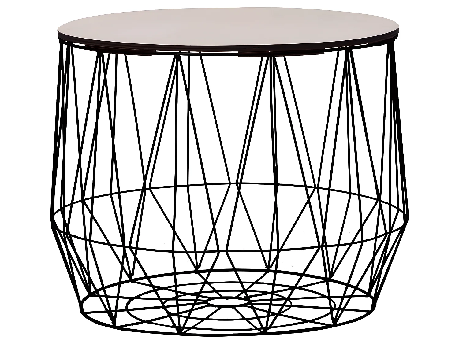 Mesa de centro 2 unidades negro