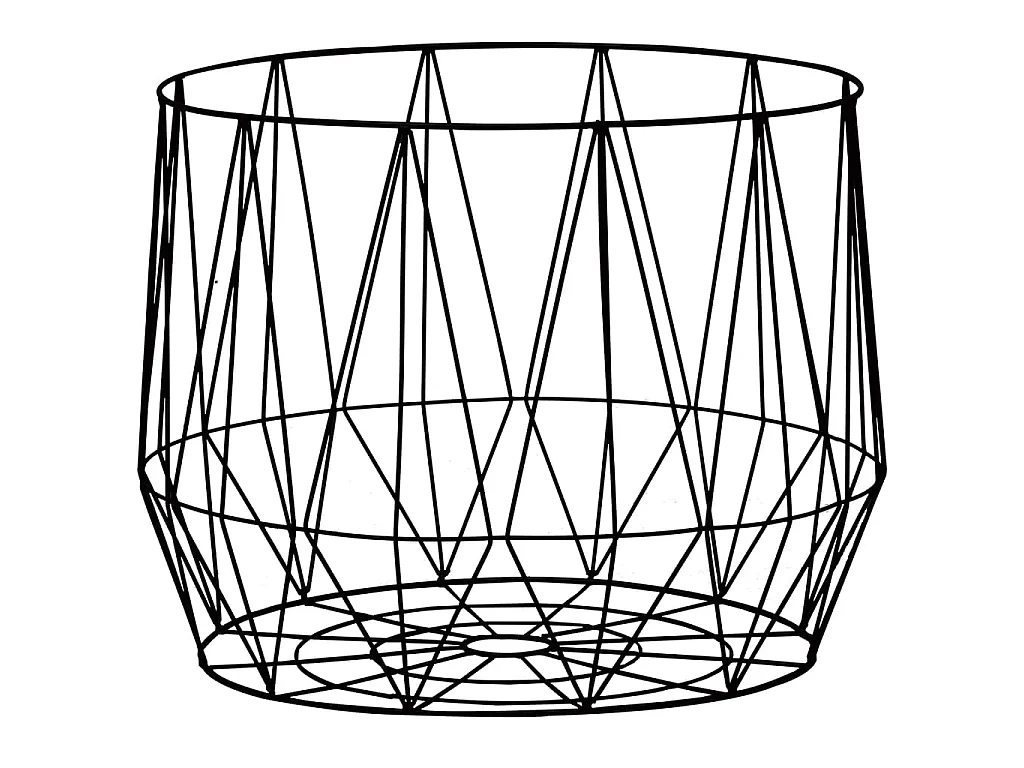 Tables basses 2 pcs noir