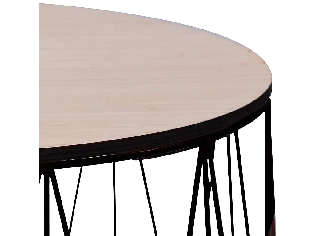 Couchtische 2 Stk. Schwarz