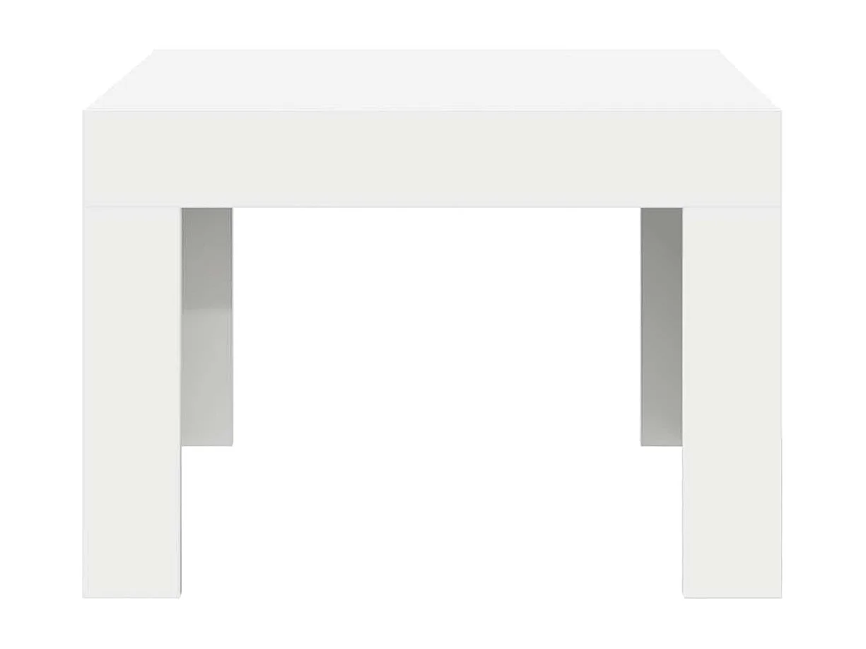 Salontafel 50x50x35 cm bewerkt hout wit