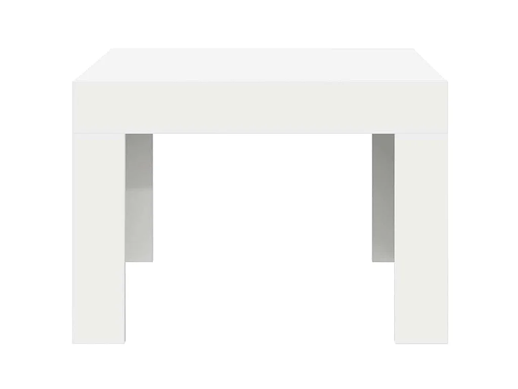 Salontafel 50x50x35 cm bewerkt hout wit