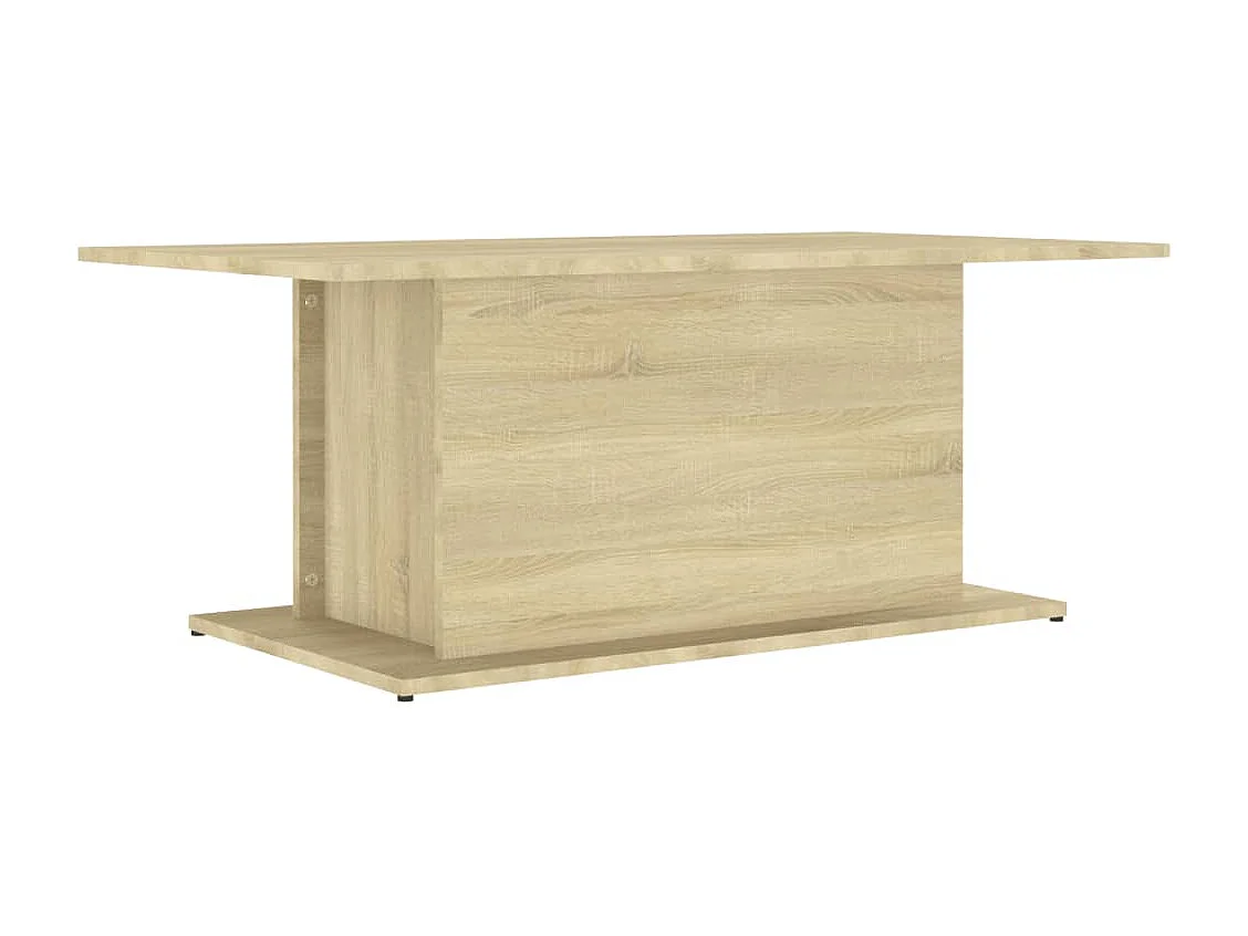 Table basse chêne sonoma 102x55,5x40 cm bois d'ingénierie