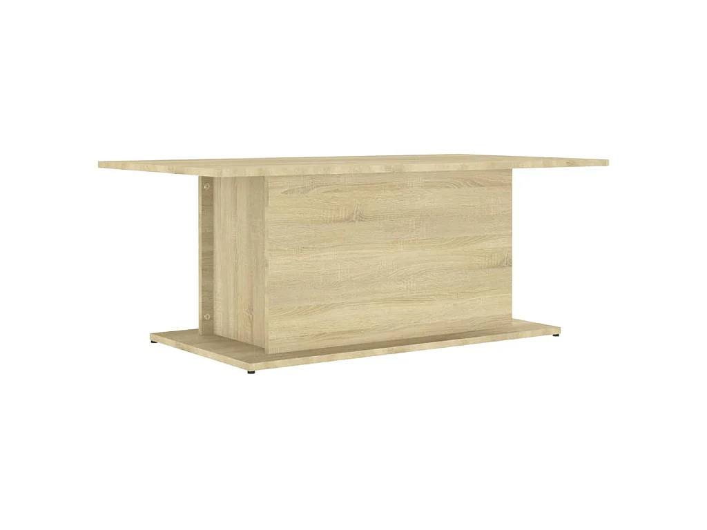 Salontafel 102x55,5x40 cm bewerkt hout sonoma eikenkleurig