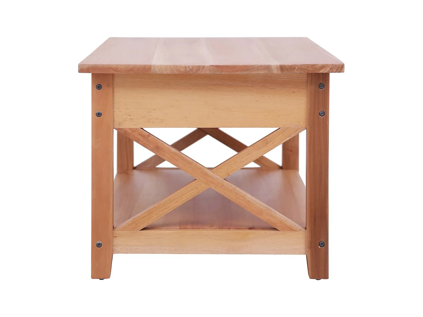 Salontafel 100x55x46 cm massief mahoniehout