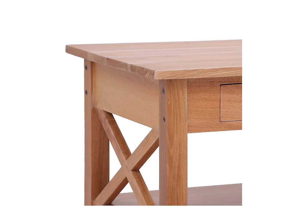 Salontafel 100x55x46 cm massief mahoniehout