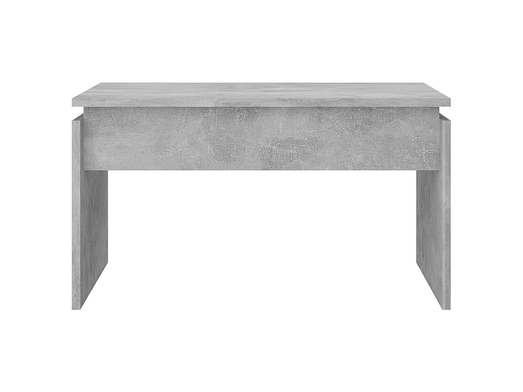 Mesa de centro 68x50x38 cm derivados madeira cinzento cimento
