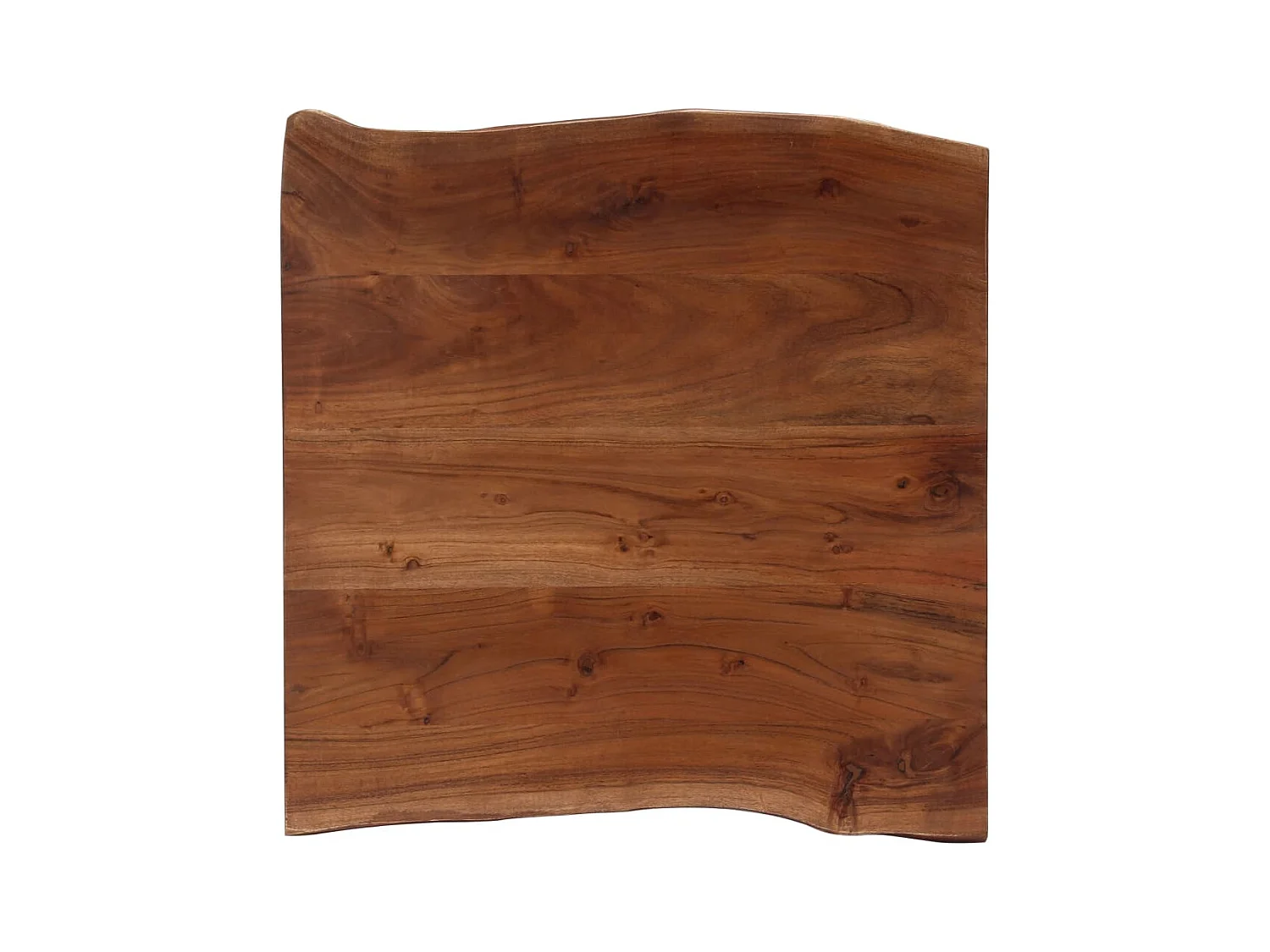 Salontafel met natuurlijke randen 60x60x40 cm acaciahout