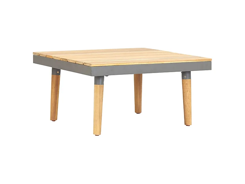 Garten-Couchtisch 60x60x31,5 cm Massivholz Akazie
