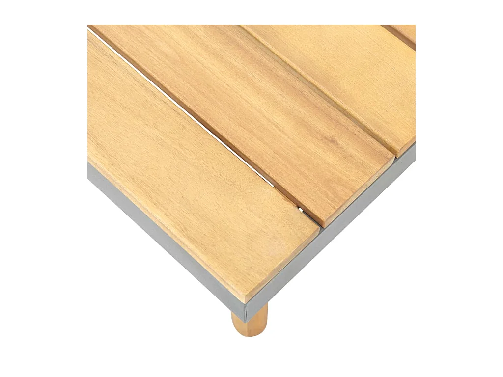 Tuintafel 60x60x31,5 cm massief acaciahout