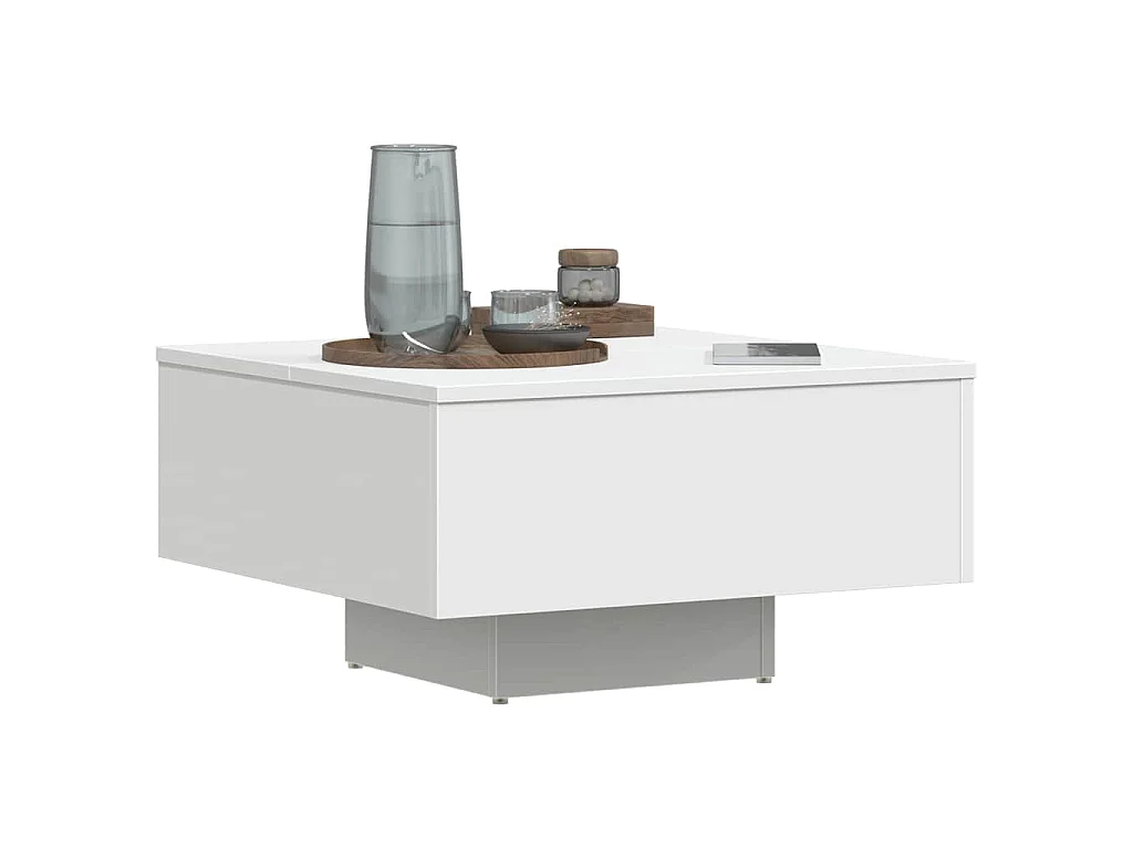 Mesa de centro 60x60x31,5 cm derivados de madeira branco