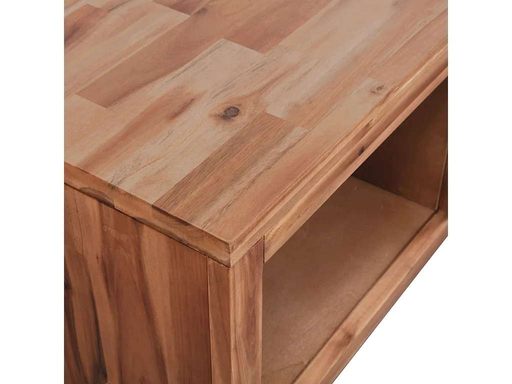 Table basse Bois d'acacia massif 90x50x37,5 cm