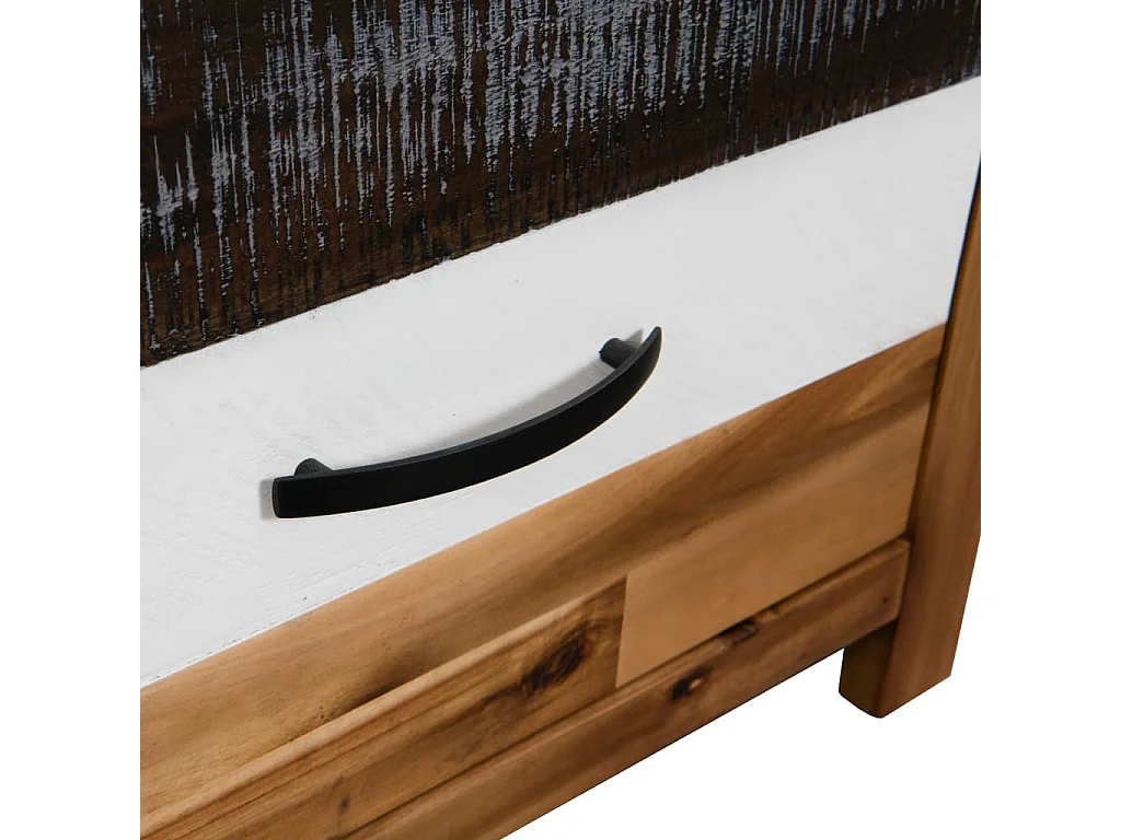 Table basse Bois d'acacia massif 90x50x37,5 cm