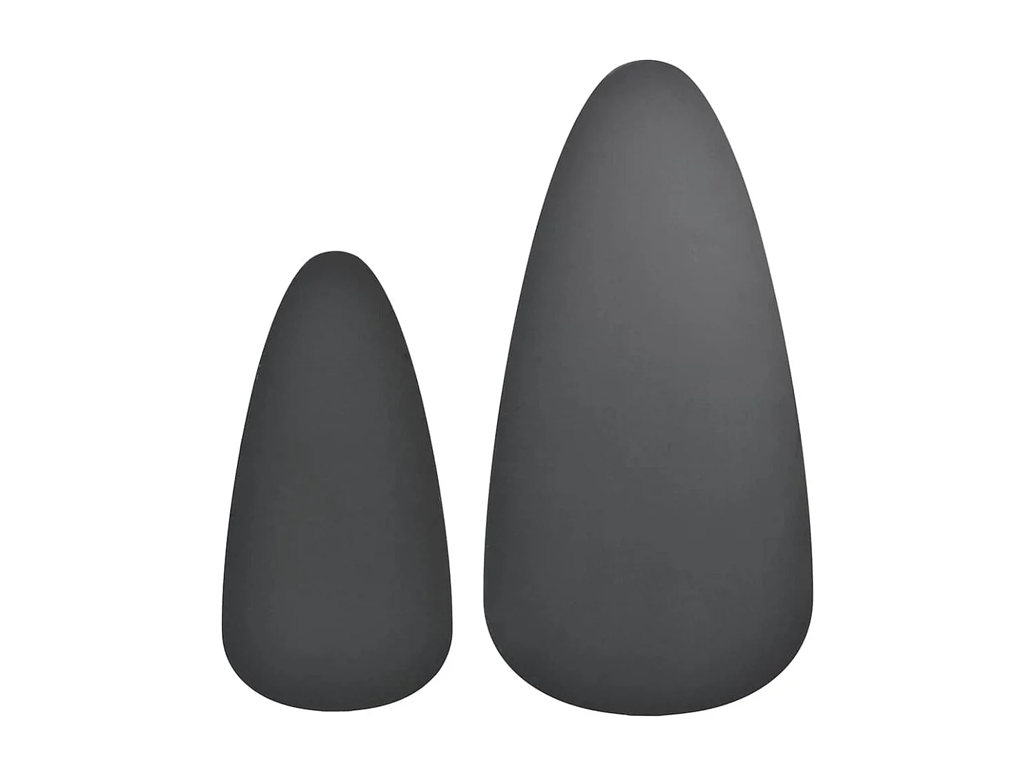 Ensemble de tables basses 2 pcs Bois de pin massif Noir