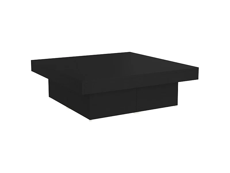 Mesa de centro 90x90x28 cm derivados de madeira preto