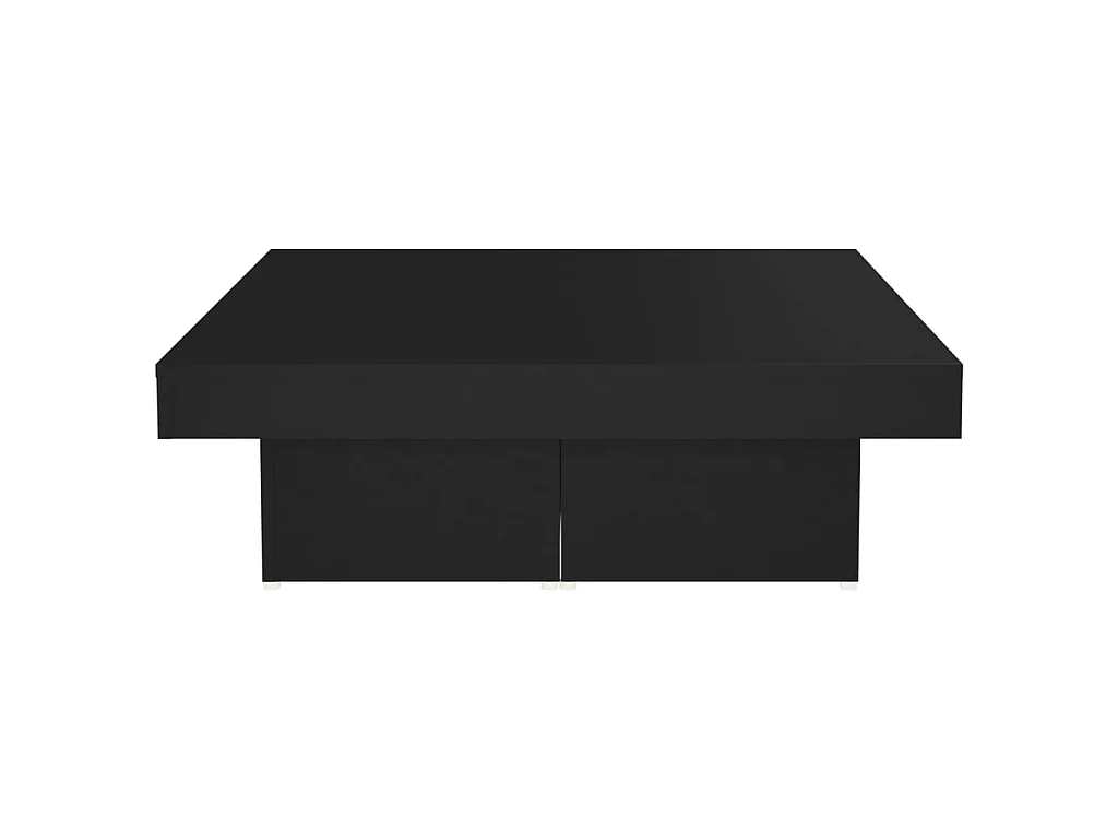 Couchtisch Schwarz 90x90x28 cm Holzwerkstoff