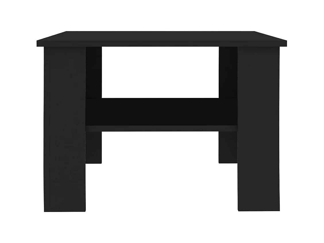 Couchtisch Schwarz 60x60x42 cm Holzwerkstoff