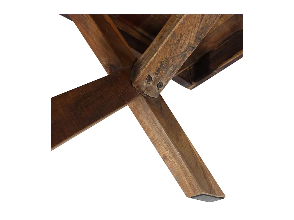 Mesa de centro madera reciclada mixta 110x60x45 cm