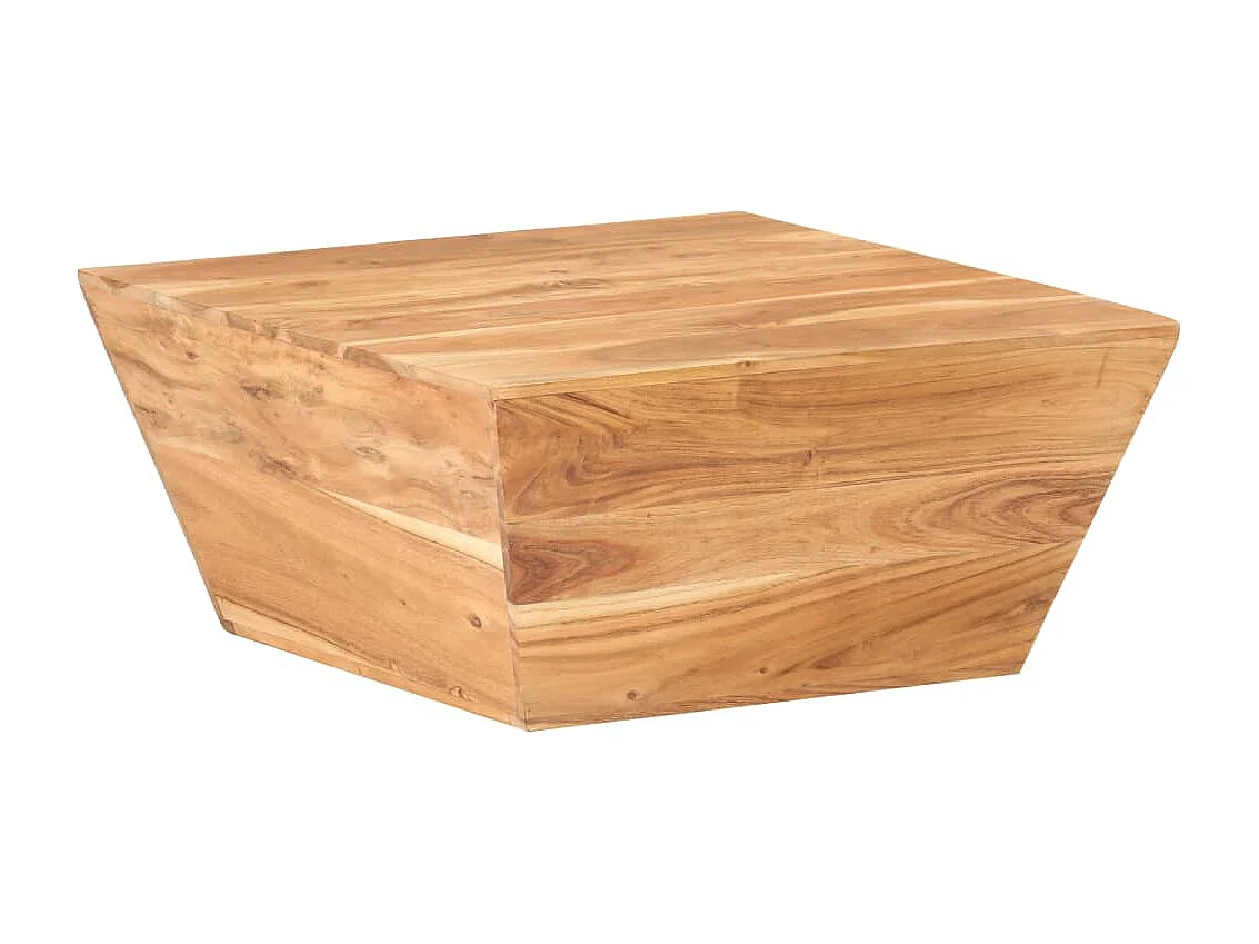 Mesa de centro em forma de V 66x66x30 cm acácia maciça