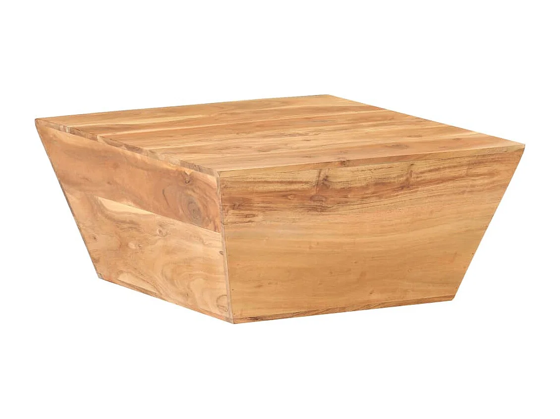 Mesa de centro em forma de V 66x66x30 cm acácia maciça