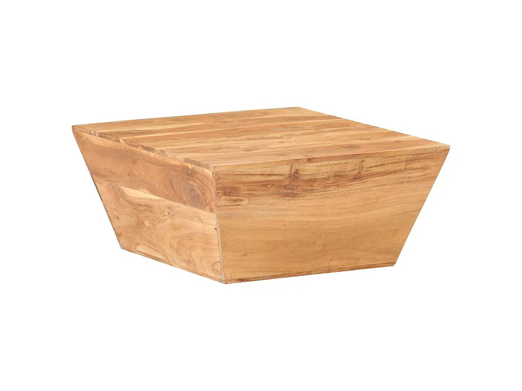 Couchtisch V-Form 66x66x30 cm Akazie Massivholz