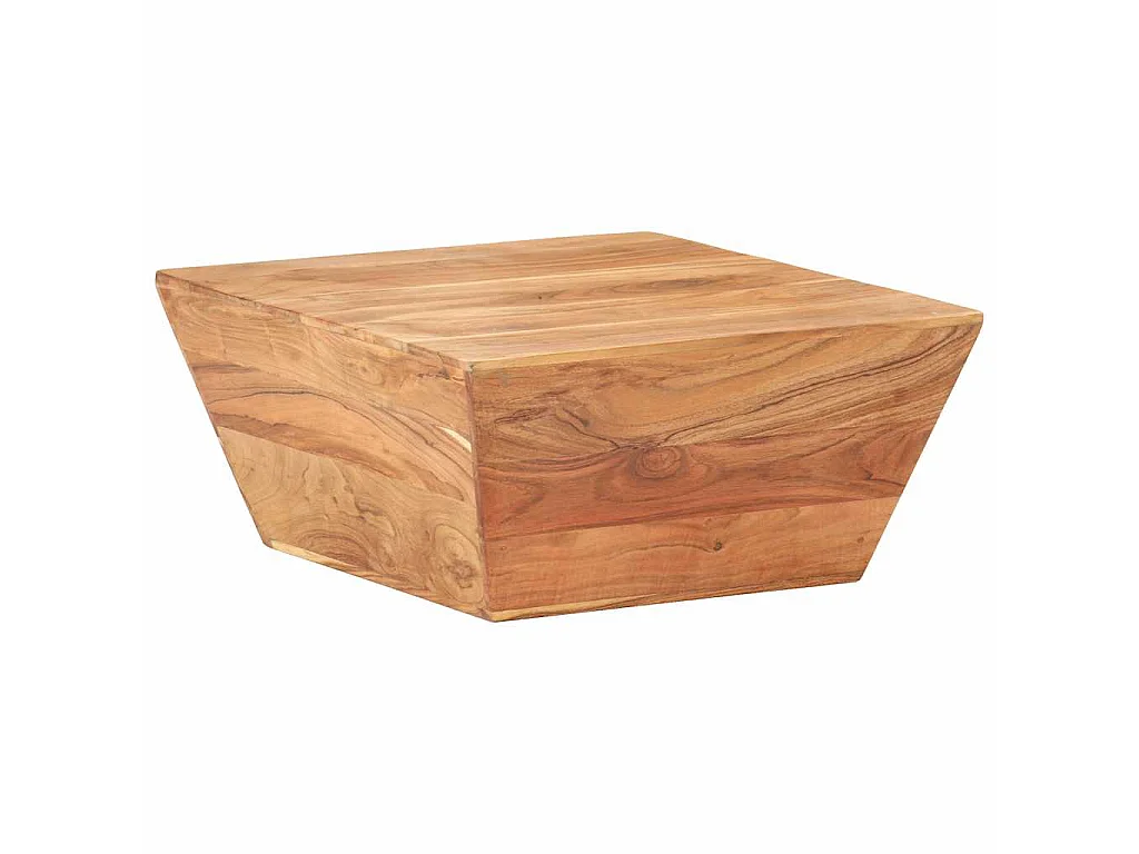 Couchtisch V-Form 66x66x30 cm Akazie Massivholz