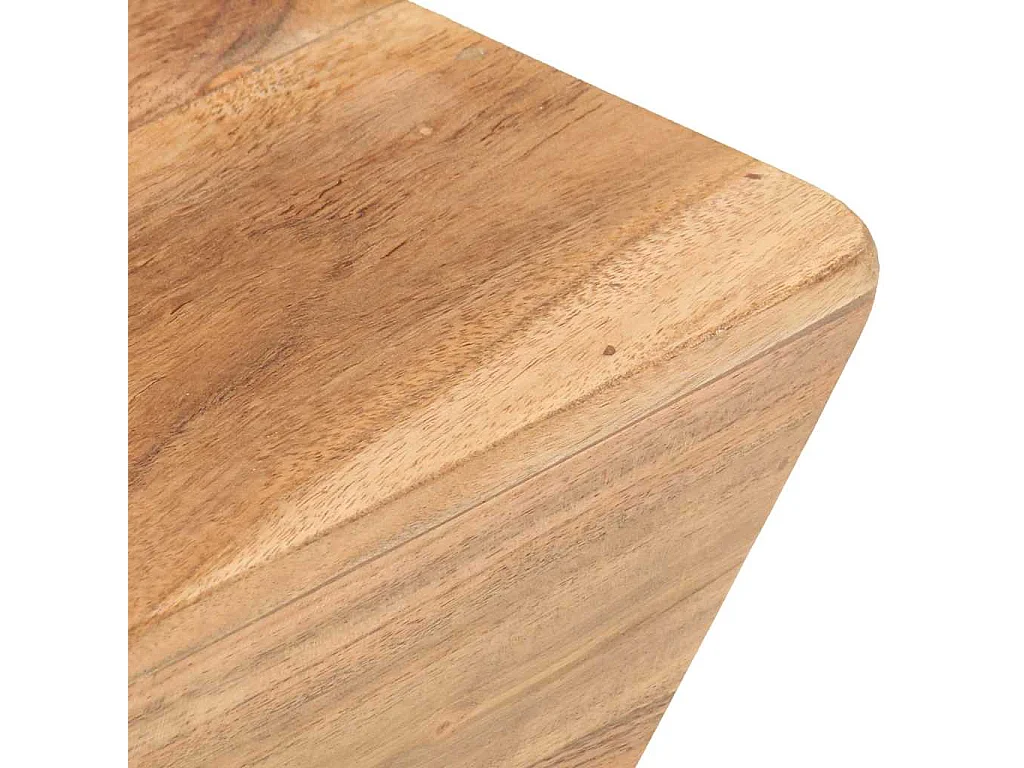 Couchtisch V-Form 66x66x30 cm Akazie Massivholz