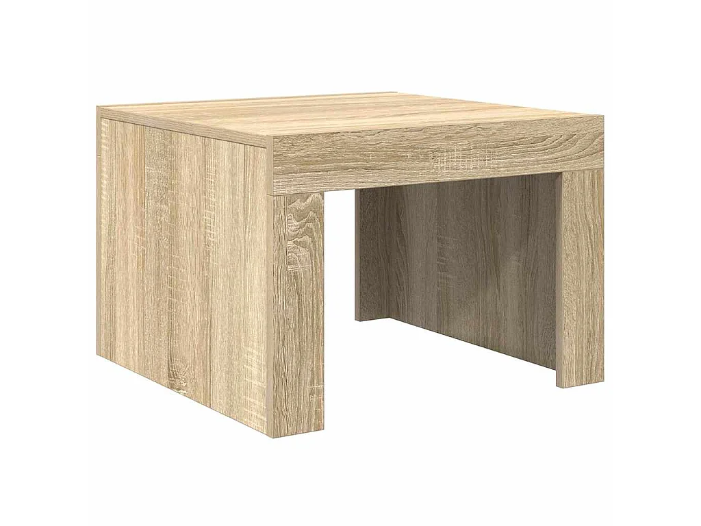 Mesa de centro 50x50x35 cm derivados de madeira carvalho sonoma