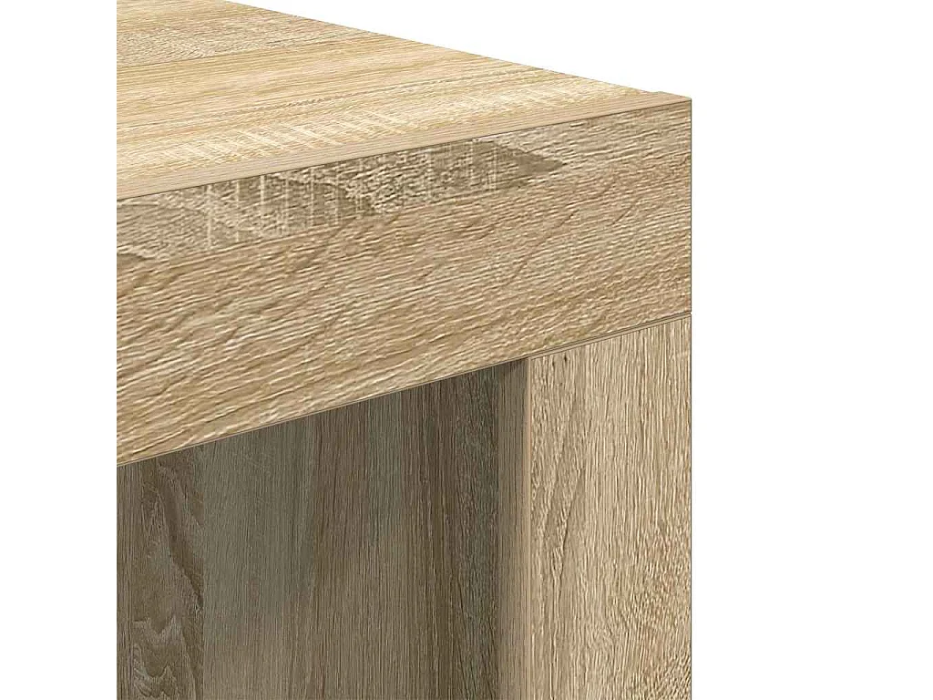 Mesa de centro 50x50x35 cm derivados de madeira carvalho sonoma