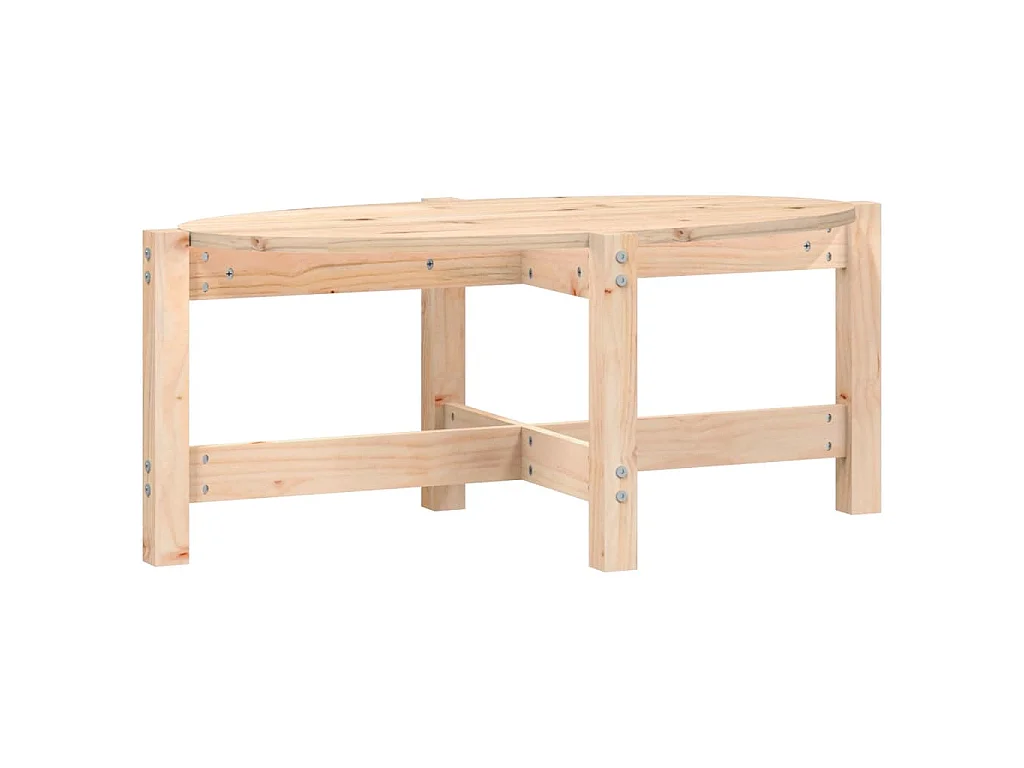 Table basse 87x48x35 cm Bois massif de pin
