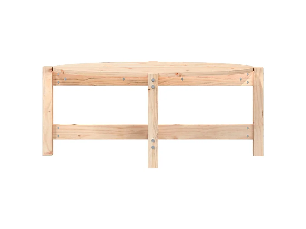 Table basse 87x48x35 cm Bois massif de pin
