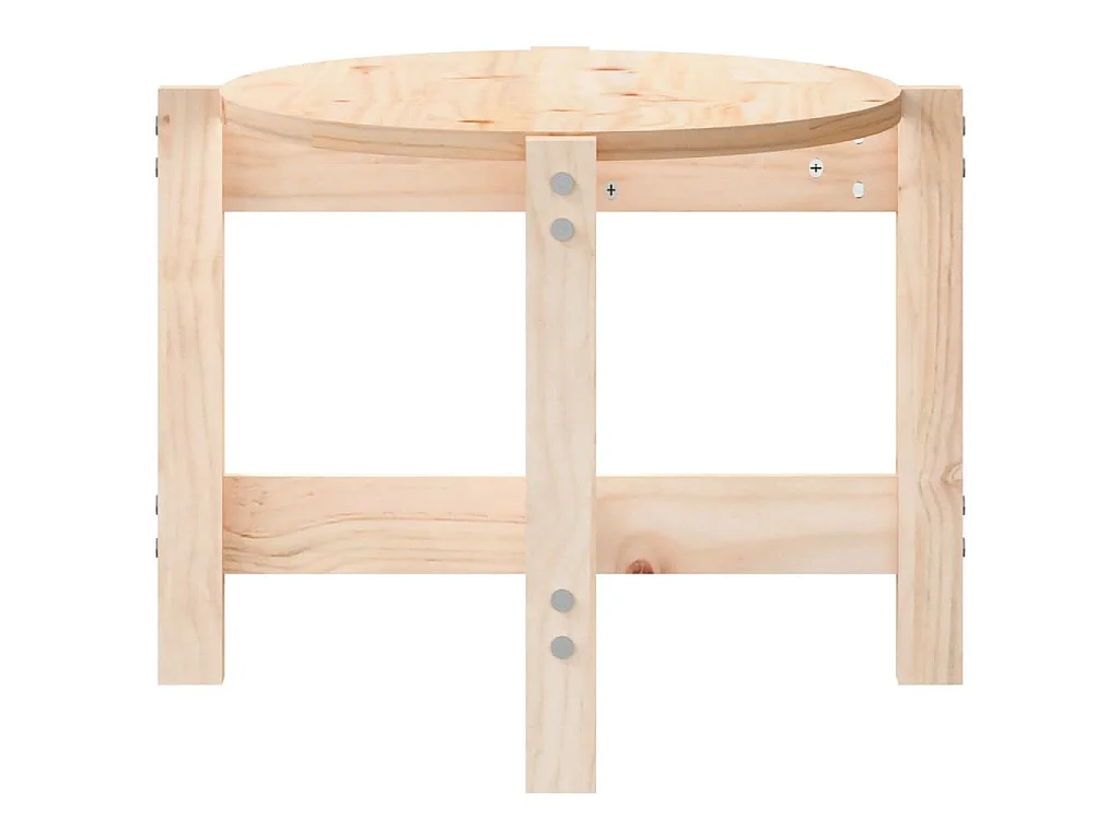 Table basse 87x48x35 cm Bois massif de pin