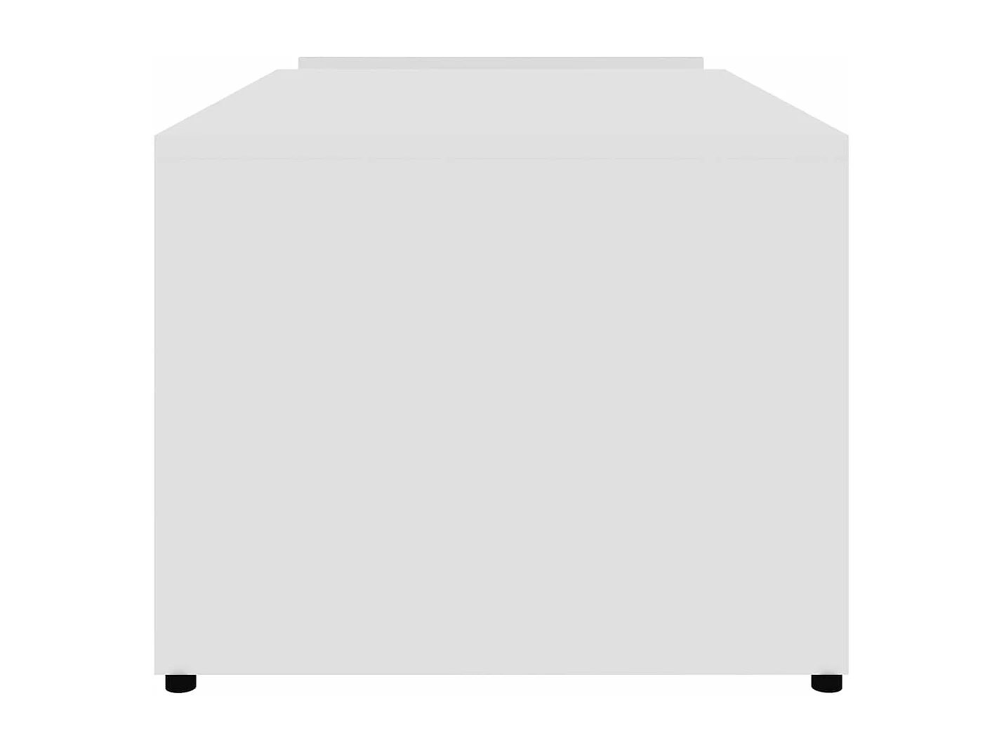 Salontafel 90x45x35 cm bewerkt hout wit